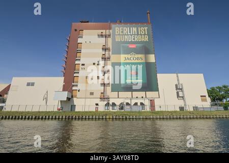 Jacobs Krönung, Kaffeeröstung, Jacobs Douwe Egberts (JDE), Chris-Guefroy-Allee, Neukölln, Berlin, Deutschland Stockfoto
