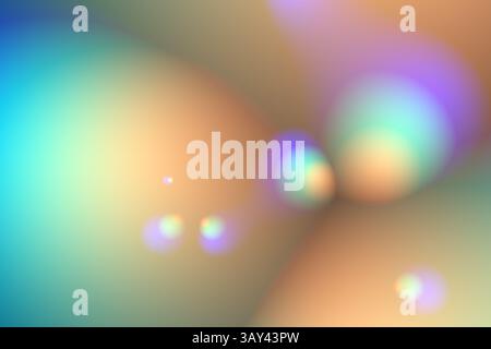 Ein faszinierendes abstraktes fraktales Bild mit einer Mischung aus weichen Verläufen in lebendigen Farbtönen, ideal für kreative Hintergründe. Stockfoto