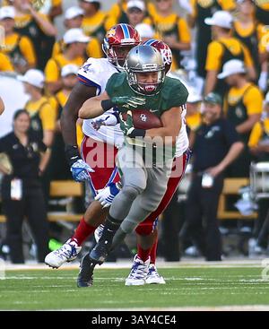 15. OKTOBER 2016: Wyatt Schrepfer (31) macht die Eröffnung für einen guten Gewinn beim NCAA-Football-Spiel zwischen Kansas Jayhawks und Baylor Bears im McLane Stadium in Waco Texas. Jeff Goldberg/CSM(Kreditbild: &Copy; Jeff Goldberg/CSM via ZUMA Wire) Stockfoto