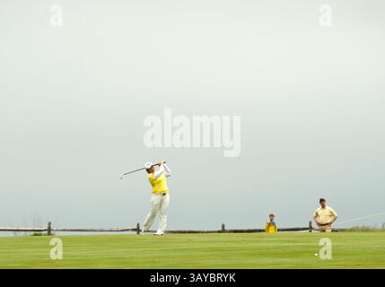 23. Mai 2010: Jiyai Shin aus Südkorea auf dem 13. Grün während der Halbfinalrunde am Morgen gegen Sun Young Yoo aus Seoul Südkorea bei der Sybase Match Play Championship 2010 im Hamilton Farm Golf Club in Gladstone, New Jersey. (Bild: © Duncan Williams/Cal Sport Media/ZUMApress.com) Stockfoto