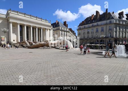 Graslin-Platz, Stadt Nantes, Departement Loire Atlantique, Frankreich Stockfoto
