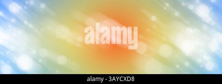 Ein lebendiger abstrakter Hintergrund mit wunderschönen und bunten Bokeh-Effekten, die das Auge fesseln Stockfoto