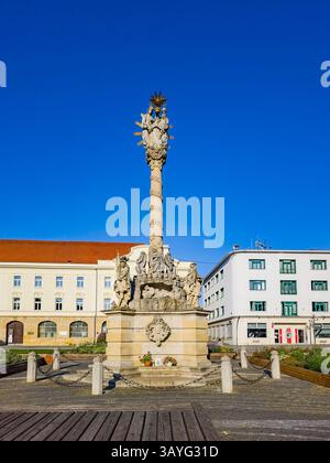 Die dreifaltigkeitssäule in Trnava, Slowakei. BILD Stockfoto
