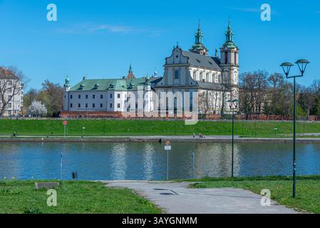 Antike Kirche St. Michael Erzengel in Krakau (Krakau), Polen. BILD Stockfoto