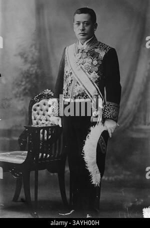 1915: Viscount ISHII KIKUJIRO (1866–1945) war ein japanischer Diplomat und Kabinettsminister in Meiji, Taisho und der frühen Showa-Zeit. Zwischen 1915 und 1916 war er Minister für auswärtige Angelegenheiten des japanischen Reiches. (Credit Image: © BuyEnlarge/ZUMAPRESS.com) Stockfoto