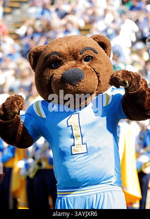 09. Oktober 2010 während des NCAA Football Game zwischen den Cal Golden Bears vs University California Los Angeles Bruins UCLA Maskottchen im Memorial Stadium Berkeley CA(Bild: © Thurman James/Cal Sport Media/ZUMApress.com) Stockfoto
