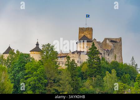 Schloss Dunajec in Niedzica, PolandIMAGE Stockfoto