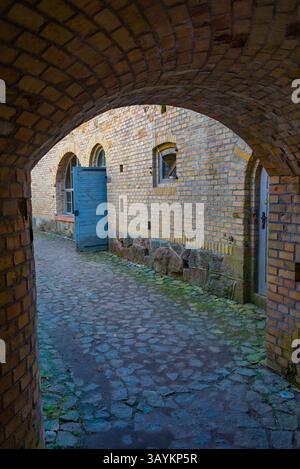 Sommertag in der Festung Boyen in Gizycko, Polen. BILD Stockfoto