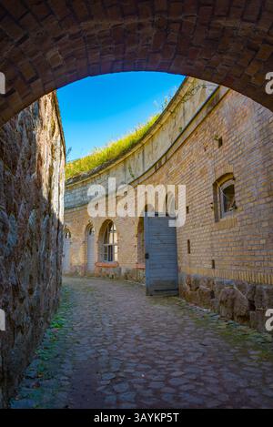 Sommertag in der Festung Boyen in Gizycko, Polen. BILD Stockfoto