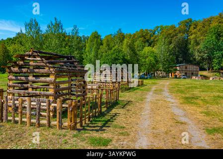 Sommertag in der Festung Boyen in Gizycko, Polen. BILD Stockfoto