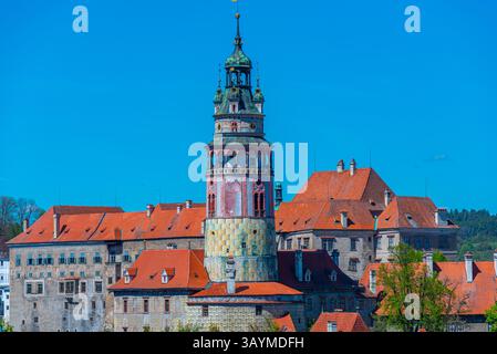 Schloss Cesky Krumlov in Tschechien. BILD Stockfoto