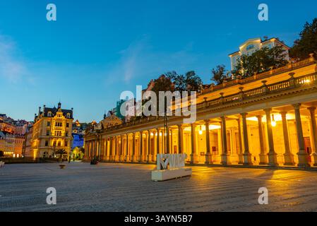 Mühlenkolonnade in Karlsbad, Tschechische republik. BILD Stockfoto