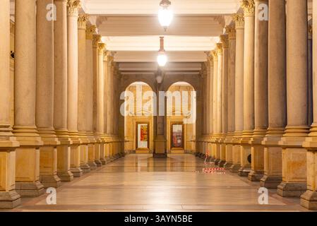 Mühlenkolonnade in Karlsbad, Tschechische republik. BILD Stockfoto
