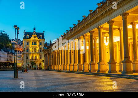 Mühlenkolonnade in Karlsbad, Tschechische republik. BILD Stockfoto