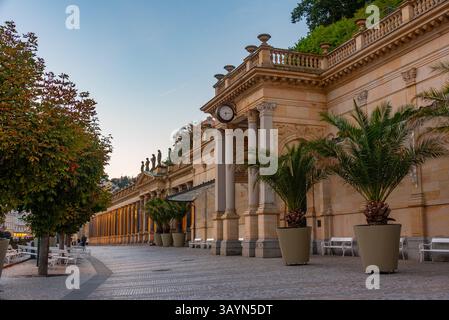 Mühlenkolonnade in Karlsbad, Tschechische republik. BILD Stockfoto