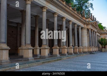 Mühlenkolonnade in Karlsbad, Tschechische republik. BILD Stockfoto