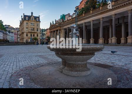 Mühlenkolonnade in Karlsbad, Tschechische republik. BILD Stockfoto