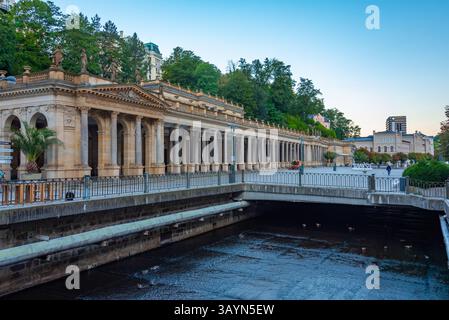 Mühlenkolonnade in Karlsbad, Tschechische republik. BILD Stockfoto