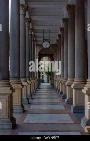 Mühlenkolonnade in Karlsbad, Tschechische republik. BILD Stockfoto
