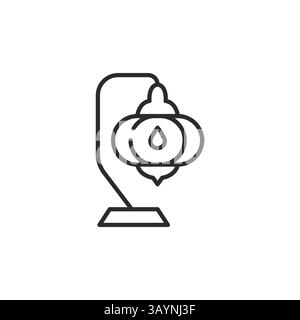 Symbol Für Genie-Lampe Stock Vektor