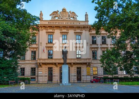 Brünn, Tschechische republik, 23. Juni 2024: Masaryk-Universität in Brünn Tschechische RepublikIMAGE Stockfoto