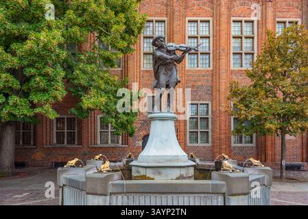 Torun, Polen, 11. August 2024: Das Flößer-Denkmal in Torun PolandIMAGE Stockfoto