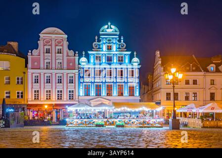 Szczecin, Polen, 14. August 2024: Rynek-Platz in der polnischen Stadt SzczecinIMAGE Stockfoto