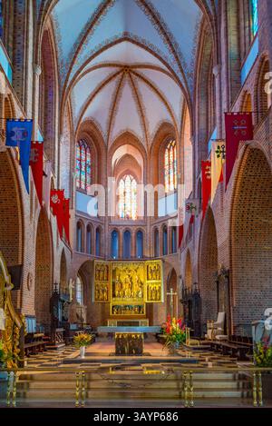 Posen, Polen, 16. August 2024: Innere der Basilika der Heiligen Peter und Paulus in Posen, Polen. BILD Stockfoto