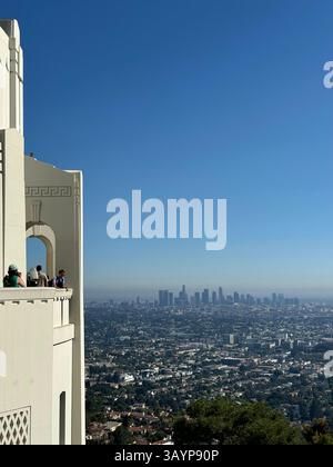 Los Angeles, Kalifornien, USA, 23. September 2024: Das Griffith Observatory ist ein Observatorium in Los Angeles, Kalifornien am Südhang des M Stockfoto