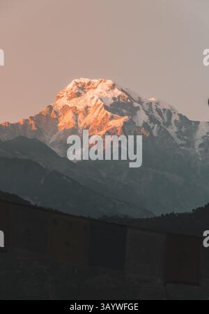 Annapurna Berg Stockfoto