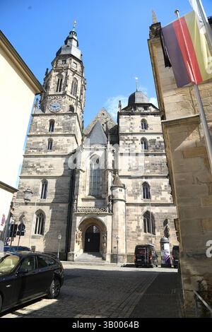 Stadtkirche St. Moriz in Coburg Stadtkirche St. Moriz in Coburg Bayern *** St. Moriz Kirche in Coburg St. Moriz Kirche in Coburg Bayern Copyright: XMatthiasxGränzdörferx Stockfoto
