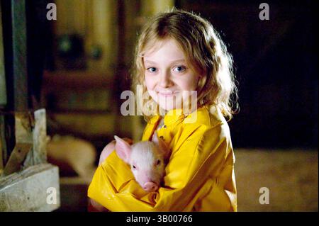 Januar 2007 - K51214ES." CHARLOTTE'S WEB ''. TV-FILM-STILL. 2006.Dakota Fanning (Bild) als Farn im Ã’CharlotteÃs Web (Bild: © Globe Photos/ZUMApress.com) Stockfoto
