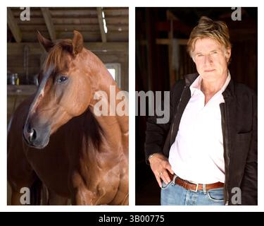 Januar 2007 - K51214ES." CHARLOTTE'S WEB ''. TV-FILM-STILL. 2006.Robert Redford spricht Ike im Ã’CharlotteÃs Web. (Kreditbild: © Globe Photos/ZUMApress.com) Stockfoto