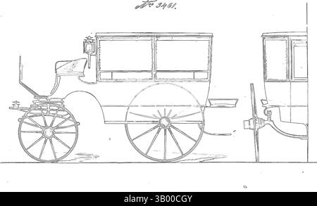Ein Vintage-Wagen mit komplizierten Rädern und eleganten Linien, beleuchtet von einem lebendigen, leuchtenden Effekt, der ihm ein einzigartiges, surreales Aussehen verleiht. Klassische Kunst mit modernem Touch, neu interpretiert von Artotop Stockfoto