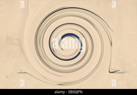 Ein Vintage-Wagen mit komplizierten Rädern und einem anmutig geformten Sitz, beleuchtet mit lebhaften, farbenfrohen Linien vor dunklem Hintergrund, schafft einen auffälligen visuellen Kontrast. Klassische Kunst mit modernem Touch, neu interpretiert von Artotop Stockfoto