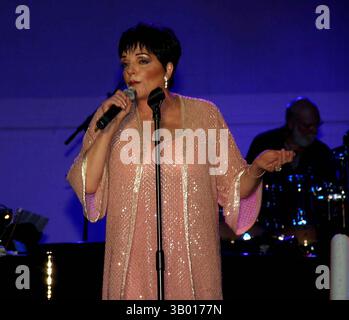 17. AUGUST 2006 - NEW YORK, NEW YORK, USA - I11038BT.LIZA MINNELLI TRITT IN DER SEASIDE-KONZERTREIHE ASSER LEVY SEASIDE PARK IN BROOKLYN, NEW YORK, 2006 AUF. - - 2006.(Bild: © Barry Talesnick/Globe Photos/ZUMAPRESS.com) Stockfoto