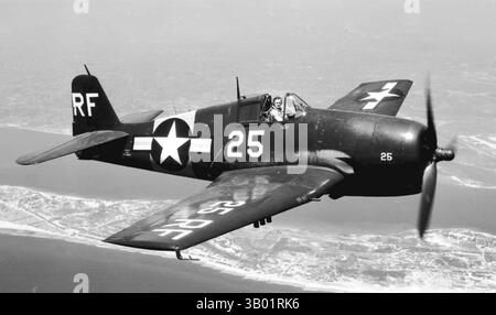 GRUMMAN F6F-5 HELLCAT. FOTO: Harold Martin/Bill Larkins Stockfoto