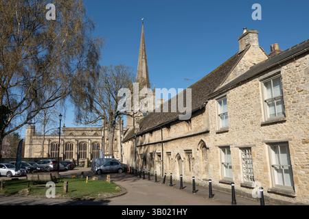 St John the Baptist Church, Burford, Cotswolds, Oxfordshire, England, Vereinigtes Königreich, Europa Stockfoto