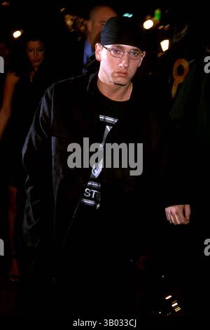 November 2002 - Hollywood, Kalifornien, USA - EMINEM .8 MEILEN PREMIERE. VILLAGE THEATRE, WESTWOOD, CA. NOVEMBER 2002. / / 2002..I7507CHW(Bild: © Clinton Wallace/Globe photos/ZUMAPRESS.com) Stockfoto