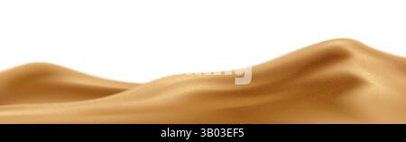 Abstrakte goldene Sanddünen mit einer glatten, geformten Textur für einen luxuriösen und eleganten Look, perfekt als Hintergrundillustration für verschiedene Stock Vektor