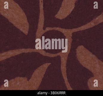 Ein kreisförmiges Design mit nach außen ausstrahlenden Mustern, mit kontrastierenden Farben, die die komplexen Formen und Texturen betonen. Ein kreisförmiges Design mit einem stilisierten Blumenmuster mit komplizierten Wirbeln und blattartigen Formen vor einem kontrastierenden Hintergrund. Klassische Kunst mit modernem Touch, neu interpretiert von Artotop, transformiertes Mediæval Ornament, Klassische Kunst mit modernem Touch, neu interpretiert von Artotop Stockfoto