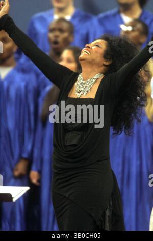 August 2006 - New York, New York, USA - K49435JBB.2006 US Open Ceremony Umbenennung des US Open Venue für Billie Jean King , NEW YORK New York 28.08.2006. - DIANA ROSS(Credit Image: © John Barrett/Globe Photos/ZUMAPRESS.com) Stockfoto
