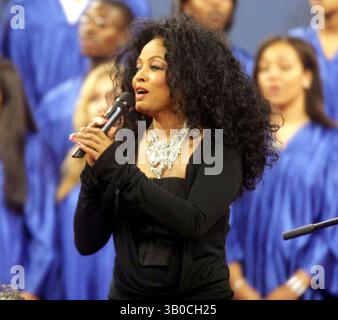 August 2006 - New York, New York, USA - K49435JBB.2006 US Open Ceremony Umbenennung des US Open Venue für Billie Jean King , NEW YORK New York 28.08.2006. - DIANA ROSS(Credit Image: © John Barrett/Globe Photos/ZUMAPRESS.com) Stockfoto