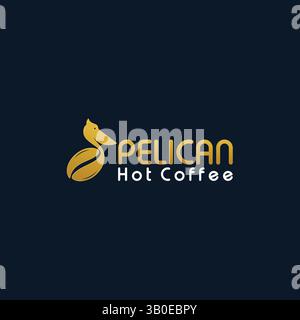 Modernes Kaffee-Logo-Design in Vektorvorlage für Ihr Unternehmen Stock Vektor