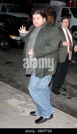 7. November 2006 - New York, New York, USA - K50632JBB.CELEBS AT ''THE LATE NIGHT WITH DAVID LETTERMAN SHOW''..ED SULLIVAN THEATRE, NEW YORK New York.11-07-2006 . - 2006.JORGE GARCIA(Bild: © John Barrett/Globe Photos/ZUMAPRESS.com) Stockfoto