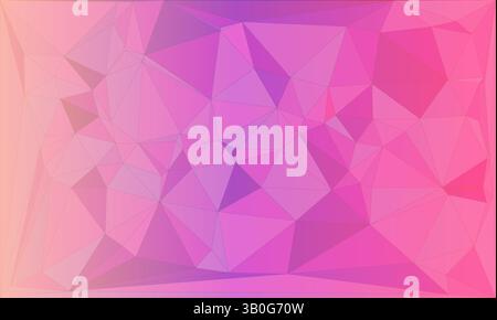 Farbenfrohe abstrakte geometrische Elemente mit dreieckigen Polygonen. Stock Vektor