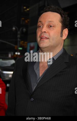 Januar 2011 - New York, New York, USA - VINCE VAUGHN .in der Late Show with David Letterman 01.11.2011. 2011....K67356JBB(Credit Image: © John Barrett/Globe photos/ZUMAPRESS.com) Stockfoto