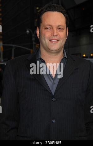 Januar 2011 - New York, New York, USA - VINCE VAUGHN .in der Late Show with David Letterman 01.11.2011. 2011....K67356JBB(Credit Image: © John Barrett/Globe photos/ZUMAPRESS.com) Stockfoto