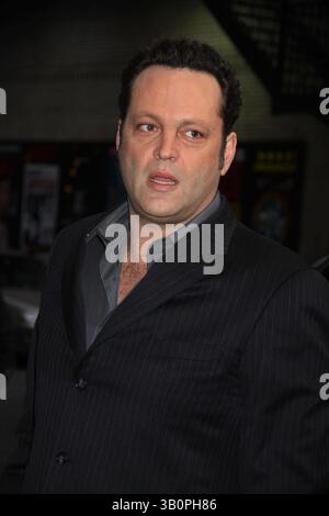 Januar 2011 - New York, New York, USA - VINCE VAUGHN .in der Late Show with David Letterman 01.11.2011. 2011....K67356JBB(Credit Image: © John Barrett/Globe photos/ZUMAPRESS.com) Stockfoto