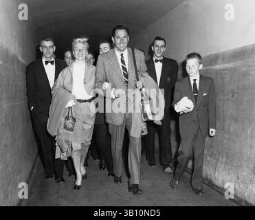 10. NOVEMBER 2010: DORIS DAY MIT IHREM EHEMANN MARTY MELCHER UND SEINEM SOHN TERRY MELCHER 1953. DORISDAYRETRO. (Kreditbild: © Globe Photos/ZUMApress.com) Stockfoto